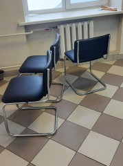 Офисный стул для посетителей Сильвия без подлокотников